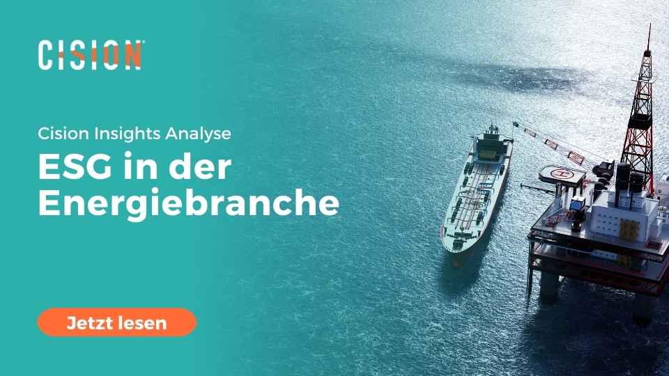 Cision Insights Analyse: ESG in der Energiebranche 